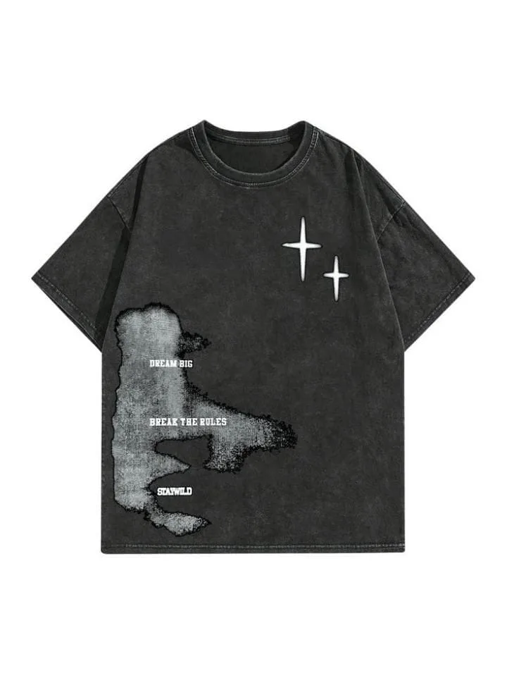 Over size droup shoulder